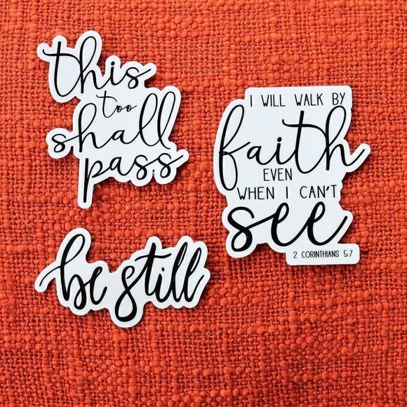 Faith Stickers - Set of 3 - Picture 1 of 3
